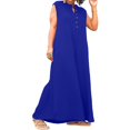 thumbnail image 3 of Vedolay Women Jumpsuit One Piece Jumpsuits for Women Bodycon High Waist Long Sleeve Romper Party Clubwear,Blue S, 3 of 5