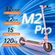 thumbnail image 2 of Scooter Eléctrico Honey whale M2 Pro V2 Rosa, 2 of 6