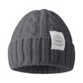 thumbnail image 2 of Dwellite Hats for Women and Mens Warm Winter Cotton Cuffed Soft Hats Unisex Warm Winter Hat Fits Gifts 2026 Gray, 2 of 7
