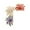 A, variant on Binwennn Wooden Door Corner Decoration Holiday Decoration Pendant Wooden Decoration Party Decoration Three Color Picture Decoration Wedding Cake Beads Beads for Doorways Beads Clear Beaded Curtain