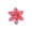 Red, variant on Tuscom 10.6 Inch Large Metal Daisy Wall Art Green Iron Flower Hanging Decor 3D Outdoor Garden Fence Decoration with Hook for Courtyard Patio