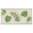 thumbnail image 4 of Authentic Hotel and Spa  Turkish Cotton Palm Fronds Embroidered Light Grey 3-piece Towel Set, 4 of 5