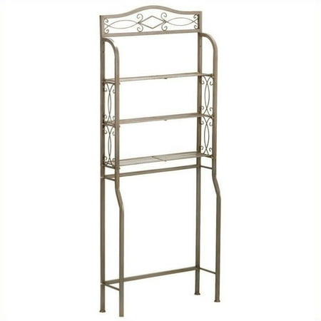 Southern Enterprise Isabella Bath Storage Collection in Pewter/Gun Metal