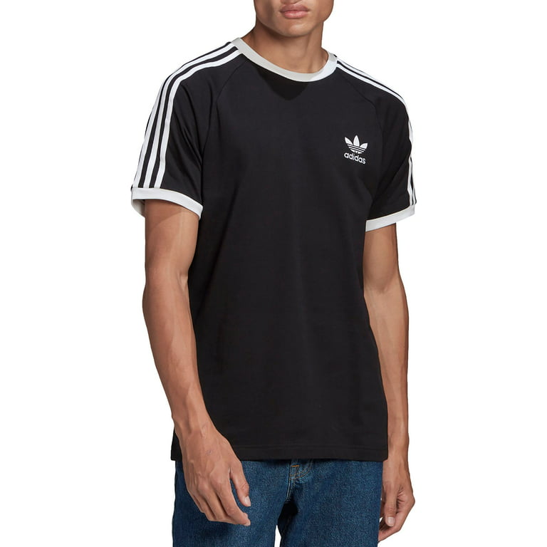 adidas Men's Adicolor Classics 3-Stripes T-Shirt, Black, XL Walmart.com
