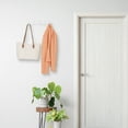 thumbnail image 5 of Unique Bargains 1 Pack Coat Rack Wall Mount Coat Hook with 5 Hooks for Bedroom White, 5 of 7