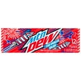 thumbnail image 2 of Mountain Dew Star Spangled Splash Red Berry Soda Pop, 12 oz, 12 Pack Cans, 2 of 5