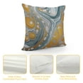 thumbnail image 4 of RUIYC  Throw Pillow Cover Decorative Pillow Case Marble Abstract Nature Marbling Artwork Gold Glitter Home Car Sofa Office Meeting Room Decor Cushion Pillowcase, 4 of 5