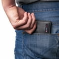 thumbnail image 7 of Alpine Swiss Mens Commuter RFID Bifold Wallet 2 ID Windows Divided Bill Section, 7 of 7
