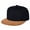 Black, variant on Snapback Hats for Men Wood Leather Adjustable Flat Bill Hat Unisex Baseball Caps