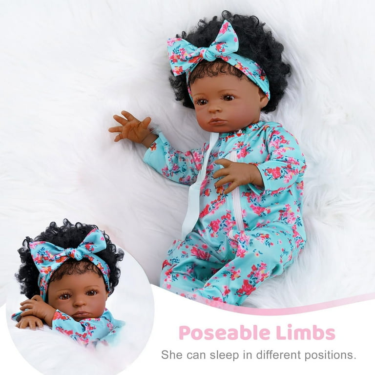 RSG 17-Inch Reborn Baby Doll with Bassinet and Accessories photo 5