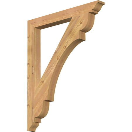 

Ekena Millwork 3 1/2 W x 34 D x 42 H Olympic Traditional Smooth Bracket Western Red Cedar