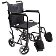 PCP Adjustable Transport Chair, Black,