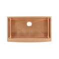 thumbnail image 3 of Rivage 36 x 21 Stainless Steel, Single Basin, Farmhouse Kitchen Sink with Apron in Rose Gold, 3 of 9