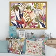 thumbnail image 3 of Designart 'VIntage Tropical Flowers VIII' Tropical Framed Art Print, 3 of 4