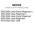 thumbnail image 2 of Positive Plus Front Semi-Metallic Disc Brake Pads PPF-D2179 for Car Ram 1500 Jeep Wagoneer Grand L, 2 of 8