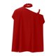 thumbnail image 5 of Pntutb Mujer Casual Media manga Cuello halter Hombro Impreso y sólido Suelto Polluer Blusa tops Pntutb Pntutb-1705, 5 of 5