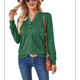 thumbnail image 1 of Camisa de Larga Verde Oscuro XL, 1 of 9