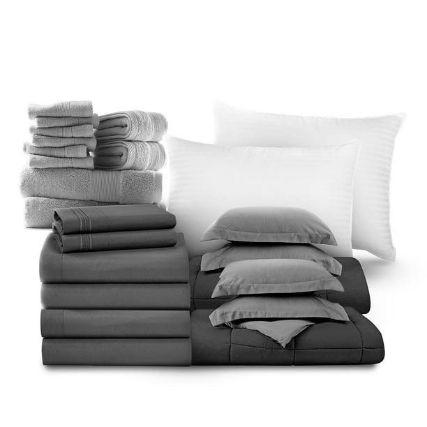Nestl Essential College Bed In A Bag Dorm Room Bedding Comforter Set