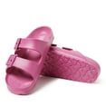 thumbnail image 2 of Dearfoams EcoCozy Women's Sustainable Double Buckle Sandal, 2 of 6