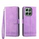 thumbnail image 3 of Funda Tipo Billetera para Honor X6B Carcasa Abatible con Porta Tarjetas, Bolsillo para Efectivo, Soporte Ajustable, Cierre Magnético y Correa de Muñeca Morado, 3 of 6