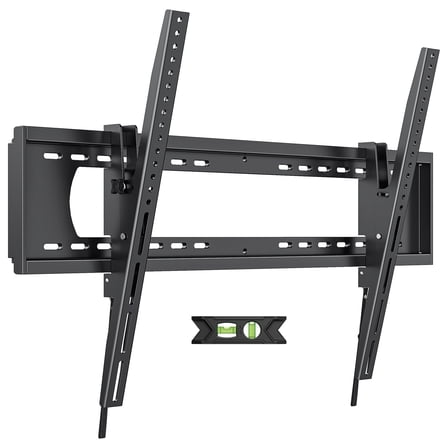 MountLiving Heavy Duty Tilt TV Wall Mount  for 65-120 inch TVs, 220lbs, Fits 16/24/32 inch Studs, Max VESA 900x600mm for LED Oled LCD
