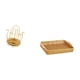 thumbnail image 5 of Organizador giratorio de metal para tazas y frutas, con escurridor de 360 ​​grados y plato , ideal para armarios y escritorios., 5 of 8