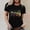 Black, variant on Womens 2026 Spring Casual Tops Short Sleeve Graphic Print Tshirt Trendy Crew Neck Tees