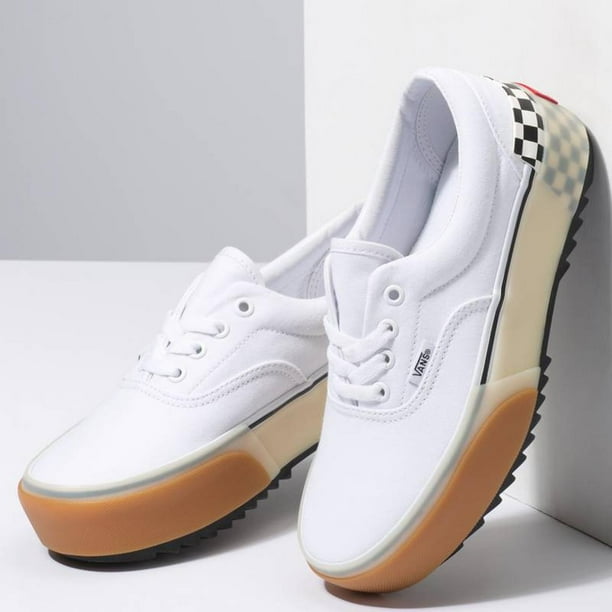 Tenis Bota Zapatos Femeninos Vans Blancos Zapatillas Abotinadas