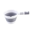 thumbnail image 3 of Cucharón de agua plegable para baño, ahorra espacio, cucharón plegable, cuchara de agua para mascotas Gris claro, 3 of 9