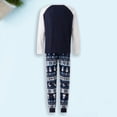 thumbnail image 4 of Family 2 Pieces Pajamas Set Christmas Style Snowman Snowflake Pattern Daily Suit, 4 of 9