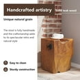 thumbnail image 3 of vidaXL Stool Solid Teak Wood, 3 of 11