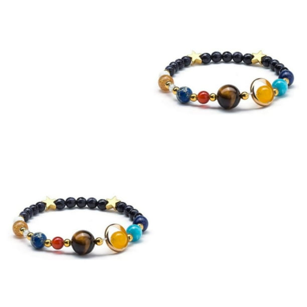 Sonducket Brazalete de sistemas solares Brazalete hecho a mano fácil de combinar Type5 NO5