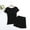 Black, variant on Jamicy Maternity Outfits for Women V-Neck Short Sleeved Postpartum Clothing for Pregnant Women Breastfeeding Dress Home Clothing Short Sleeved V-Neck Dress
