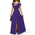 thumbnail image 1 of Ounisa Robe de Printemps pour Femme Été Hauts Unis Longueur au Sol Robe de Soirée, 1 of 3