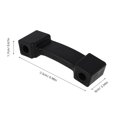 thumbnail image 2 of UPGRATOR 2Ud Almohadillas Rectangulares De Para Pies De Negro Uso Exterior, 2 of 8