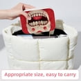 thumbnail image 6 of Tiny Teeth Velvet Portable Storage Box with Removable Compartment – Gift-Ready, Earring Holder Jewelry Box and Jewelry Organizer, 6 of 7