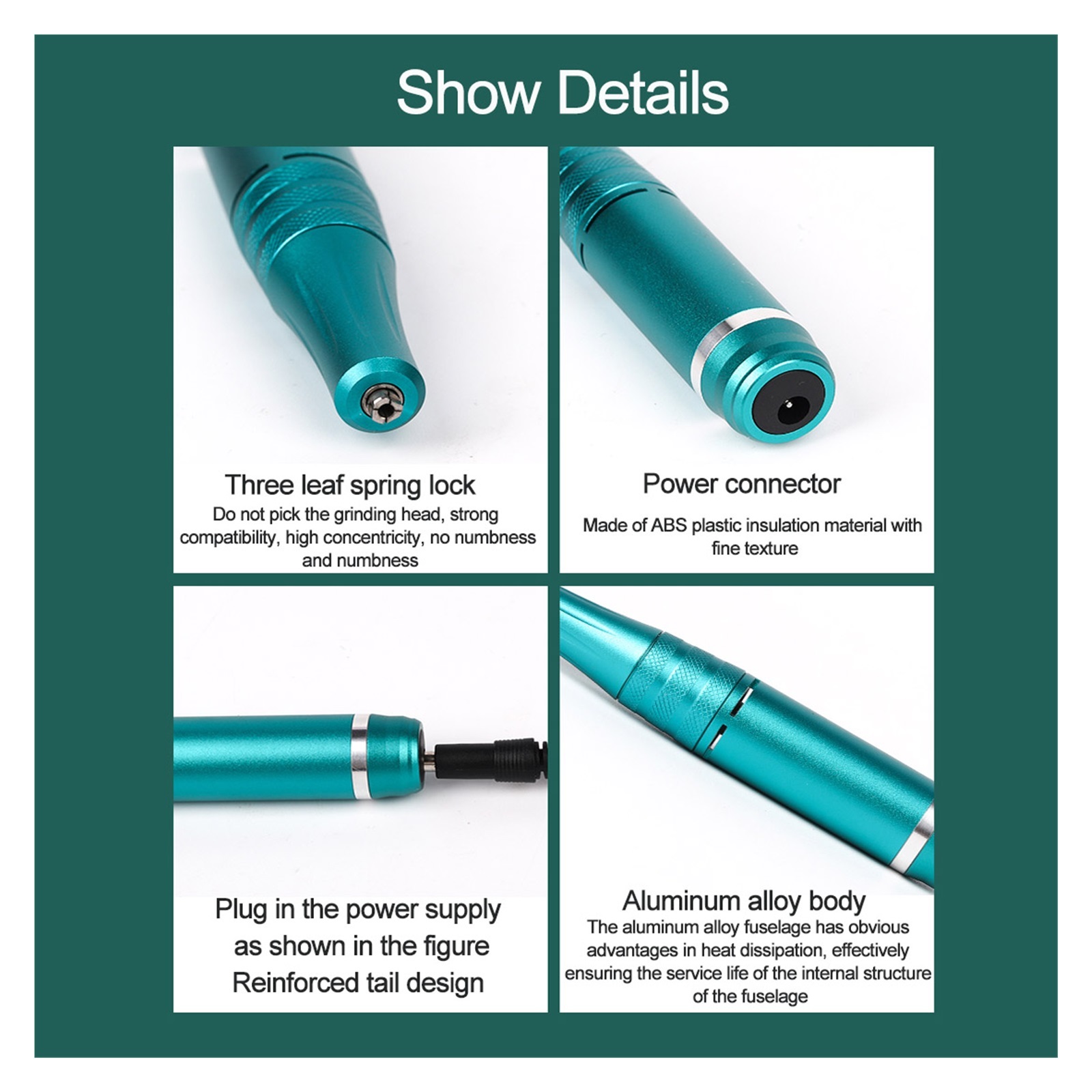 Nail Drill Machine 35000RPM Electric Portable Rechargeable Long Battery Life For Manicure Pedicure With Cutter Art Machine Tool
