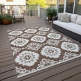 thumbnail image 6 of Addison Rugs Chantille Indoor/Outdoor Transitional Medallions Brown Washable Rectangle Rug, 10' x 14', 6 of 6