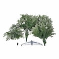 thumbnail image 4 of 7.5ft Artificial Christmas Tree Snow Flocked Pine Tree, Pre-lit Xmas Trees With 400 LED Lights And 1200 Bendable Branches, Metal Trunk And Stand Supports, 4 of 9