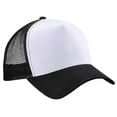 thumbnail image 1 of Beechfield Mens Half Mesh Trucker Cap / Headwear, 1 of 5