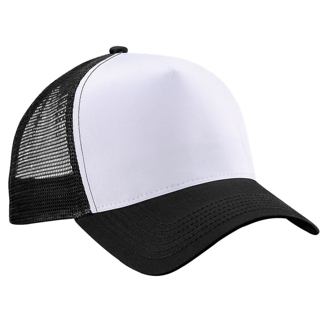 Beechfield Mens Half Mesh Trucker Cap / Headwear