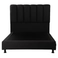 thumbnail image 2 of Box Base Cama Queen Size + Cabecera Kami Negro, 2 of 8