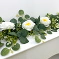thumbnail image 4 of Artificial Eucalyptus Garland Flower Greenery Vine for Wedding Arch,Backdrop,Table Runner Bendable Floral Garland for Party,Home Decor,Fireplace Centerpieces Spring Summer Decor, 4 of 4