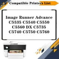 thumbnail image 2 of GPR-55 C-EXV51 Drum Kit Compatible for Canon Image Runner Advance C5535 C5540 C5550 C5560 DX C5735 C5740 C5750 C5760 Printers, High Yield 80,000 Pages, 2 of 7
