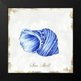 thumbnail image 2 of Watts, Eva 12x12 Black Modern Framed Museum Art Print Titled - Blue Seashell, 2 of 5