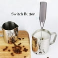 thumbnail image 2 of YOPTOP Rechargeable Milk Frother Handheld Stirring Rod Electric Foam Maker with Stainless Whisk for Bulletproof Coffee Latte Cappuccino Hot Chocolate, 2 of 7