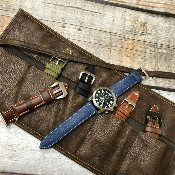 Tech Swiss Travel Roll up Watch Case Organizer for Apple Watch Bands