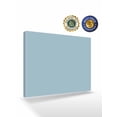thumbnail image 2 of Sky Blue Wall Art for Living Room, Canvas Picture Wall Decor for Bathroom Bedroom, Modern Pure Winter Sky Blue Painting Artwork for Office Kitchen Hallway Dining Room Home Decorations 24"x32", 2 of 8