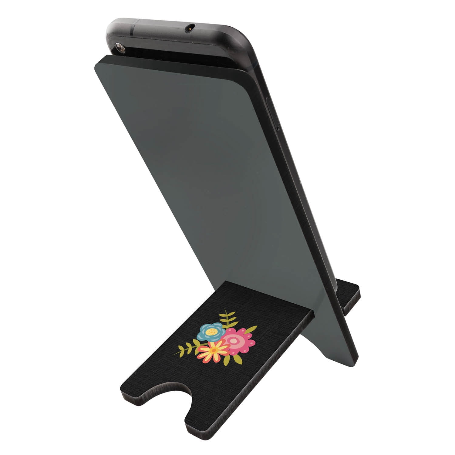 Floral Monogram Personalized Phone Stand