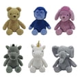 thumbnail image 6 of Animal Adventure® 10" Little Luxuries Tan Teddy Bear Plush, 6 of 6